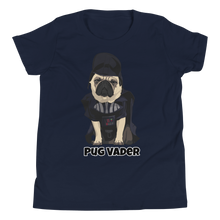 Load image into Gallery viewer, Youth Pug Vader Shirt